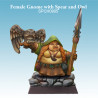 Female Gnome with Spear and Owl