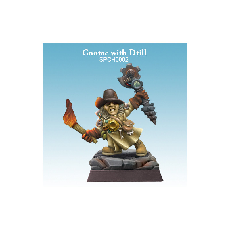 Gnome with Drill