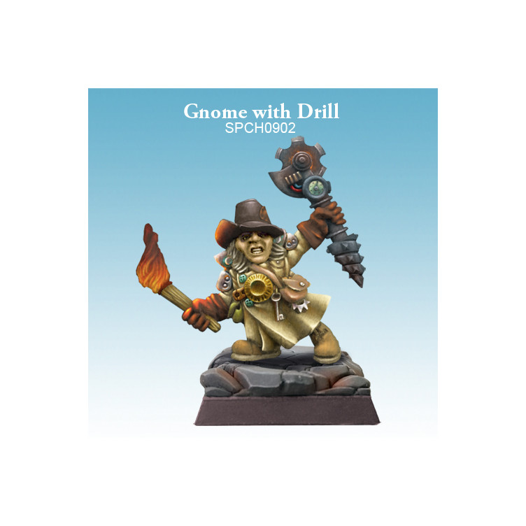 Gnome with Drill