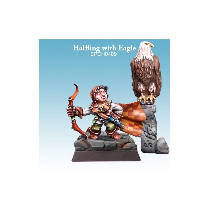 Halfling with Eagle