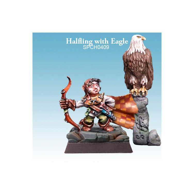 Halfling with Eagle