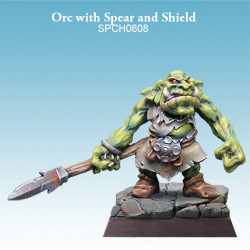 Orc with Spear and Shield