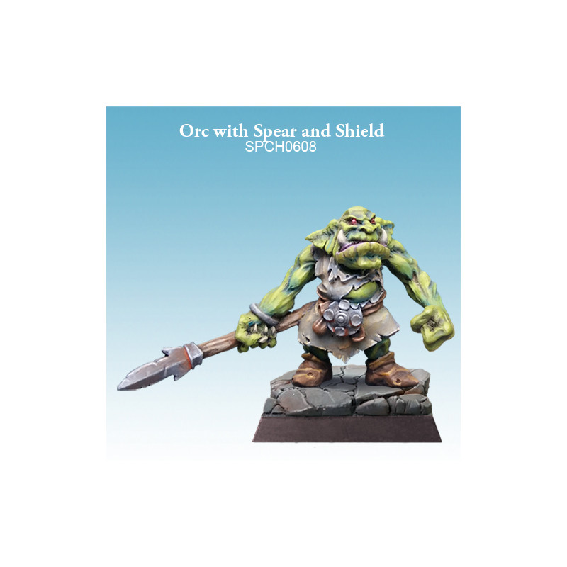 Orc with Spear and Shield