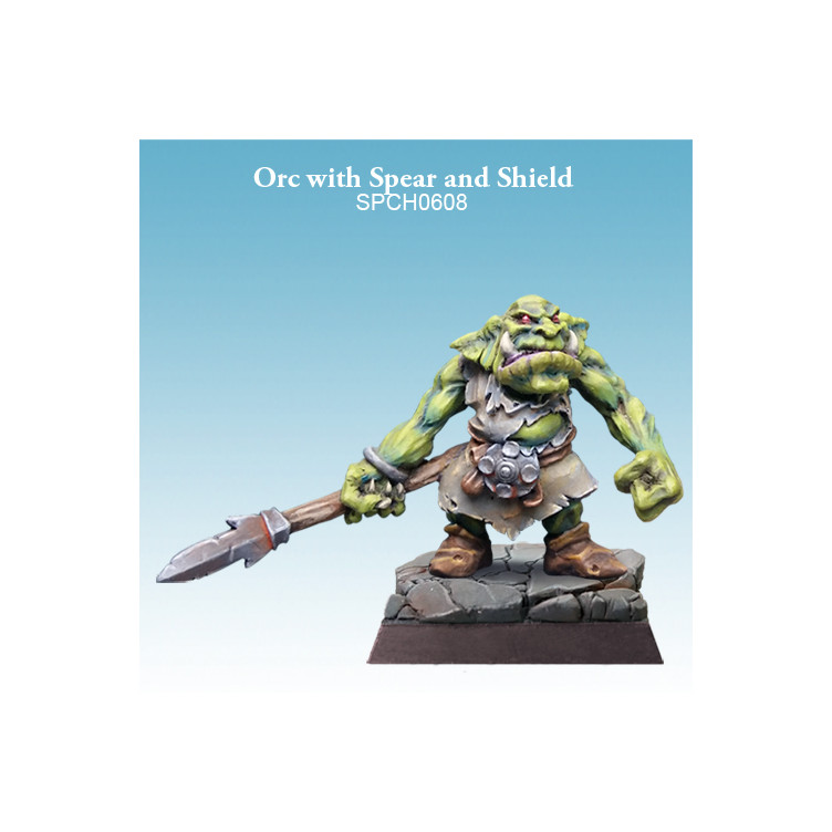 Orc with Spear and Shield