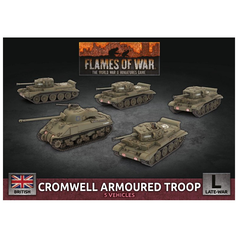 Cromwell Armoured Troop (x5 Plastic)