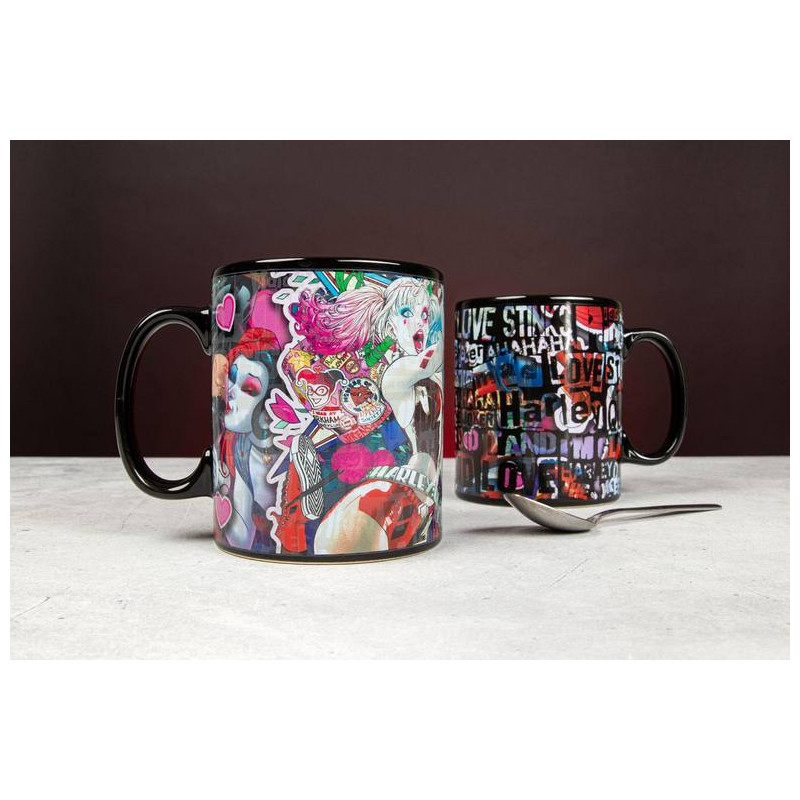 DC Comics Taza XL sensitiva al calor Harley Quinn