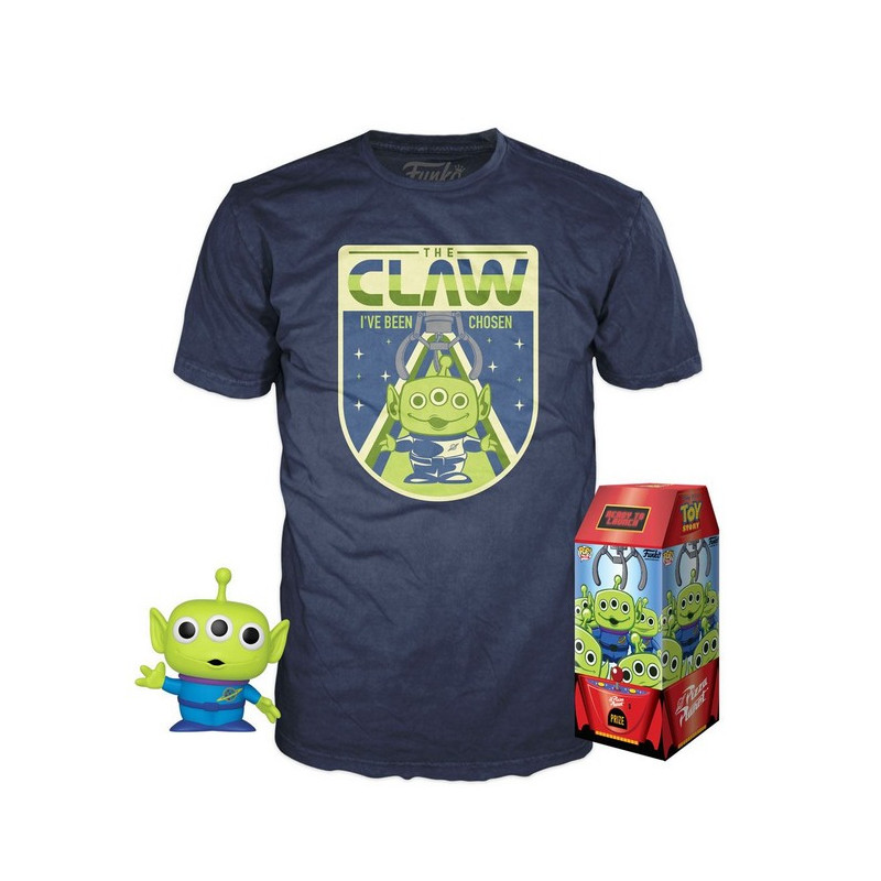 Toy Story POP! & Tee Set de Minifigura y Camiseta The Claw M