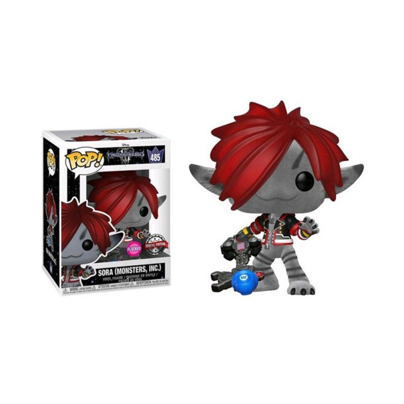 Kingdom Hearts 3 POP! Sora Monsters, Inc Exclusivo Flocked