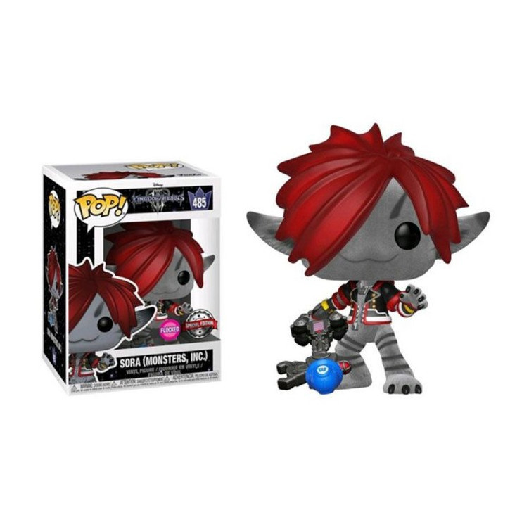 Kingdom Hearts 3 POP! Sora Monsters, Inc Exclusivo Flocked