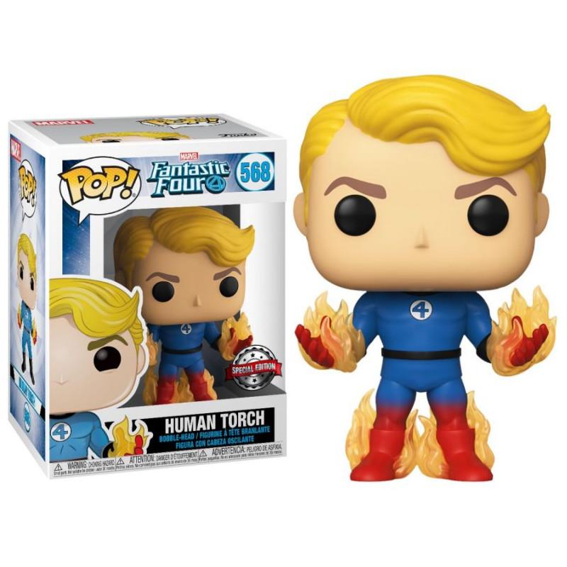 Los 4 Fantásticos POP! Human Torch SE (Vaulted)