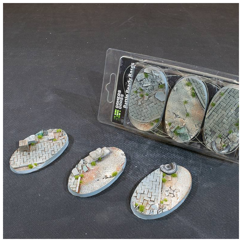 Urban Warfare Bases Oval 75mm (x3)