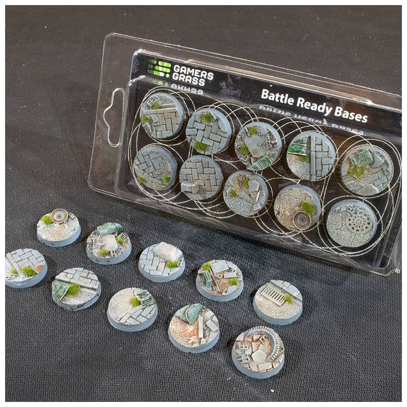 Urban Warfare Bases Round 25mm (x10)