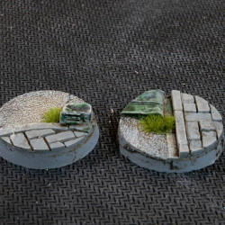 Urban Warfare Bases Round 25mm (x10)