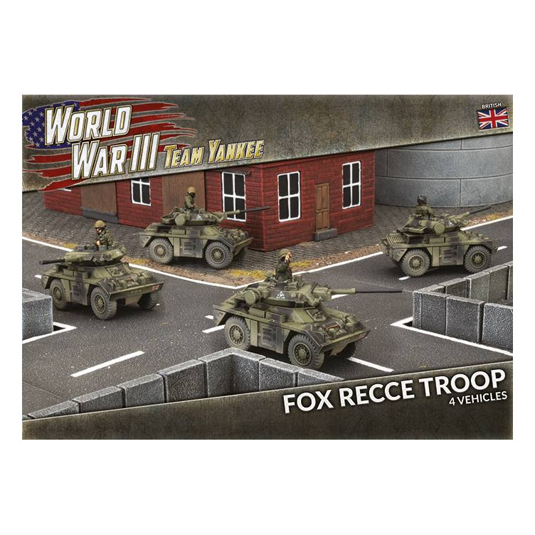 Fox Recce Troop (x4 Plastic)