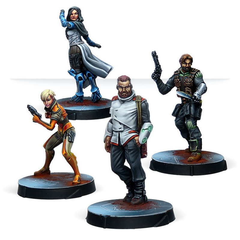 Agents of the Human Sphere. RPG Characters set