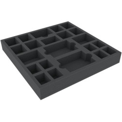 295mm x 295mm x 40 mm Foam Tray For Board Games 22 Compartments