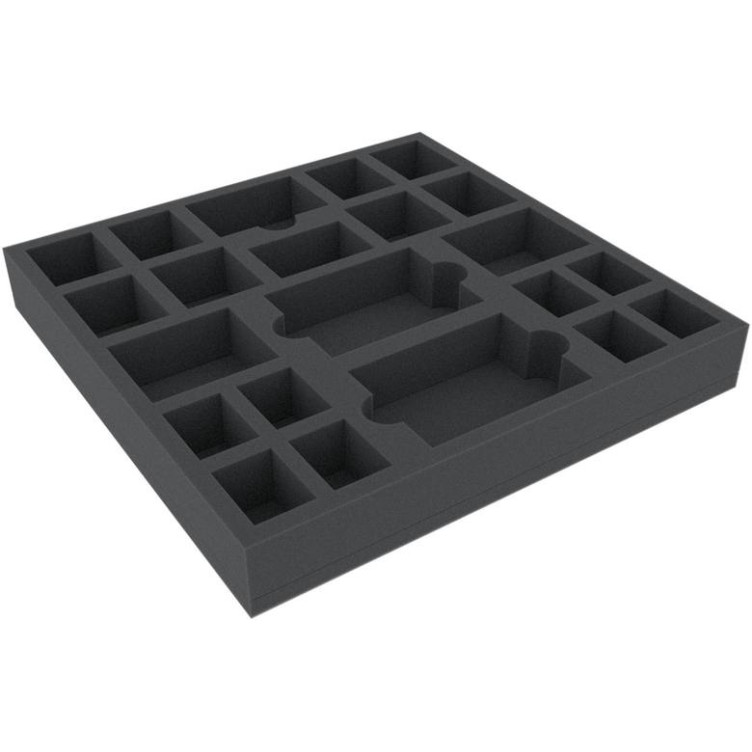 295mm x 295mm x 40 mm Foam Tray For Board Games 22 Compartments