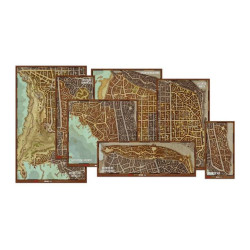 Set de mapas de los distritos de Waterdeep