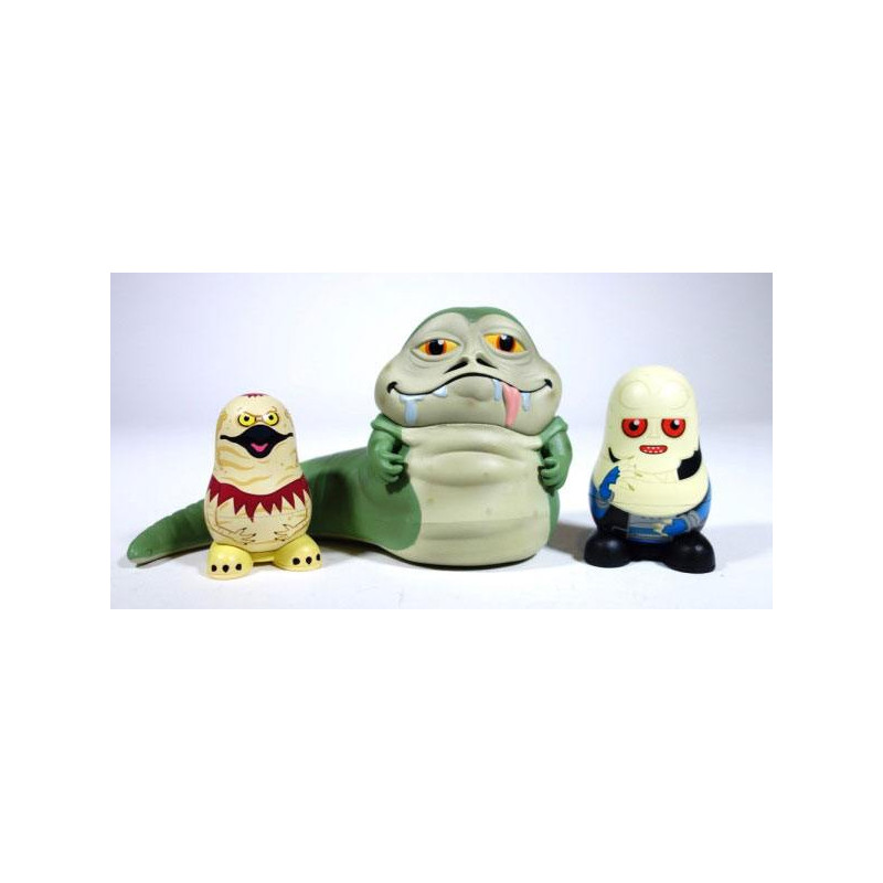 Star Wars Pack de 3 Figuras Chubby Jabba's Palace 9 cm