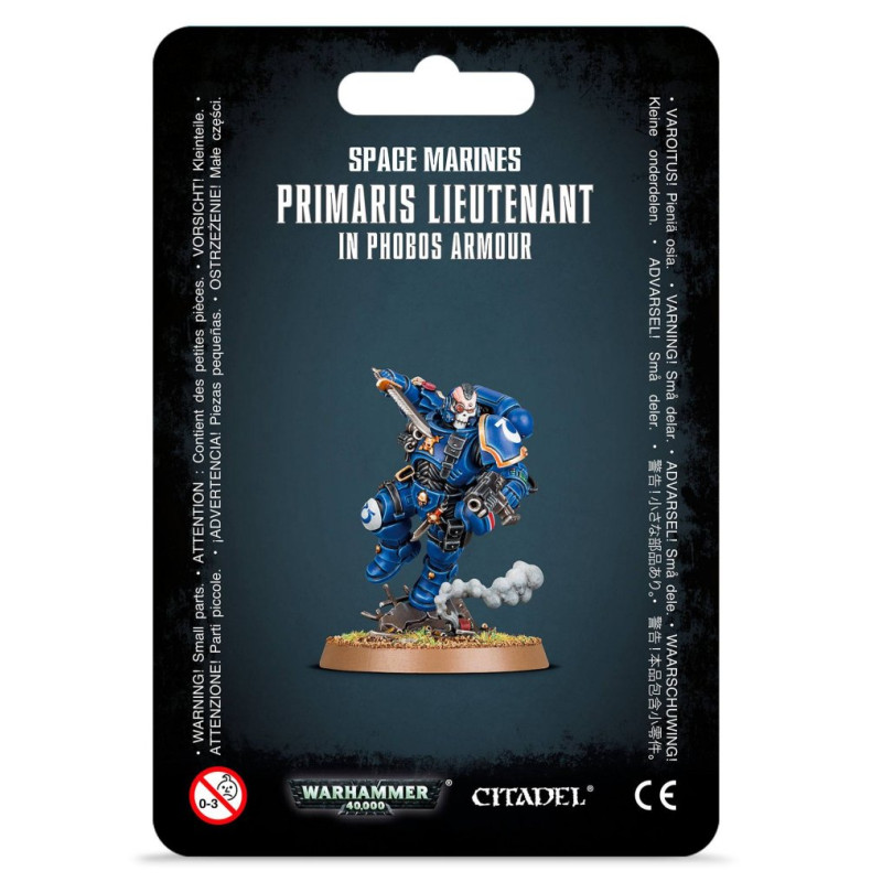 Primaris Lieutenant en armadura Phobos