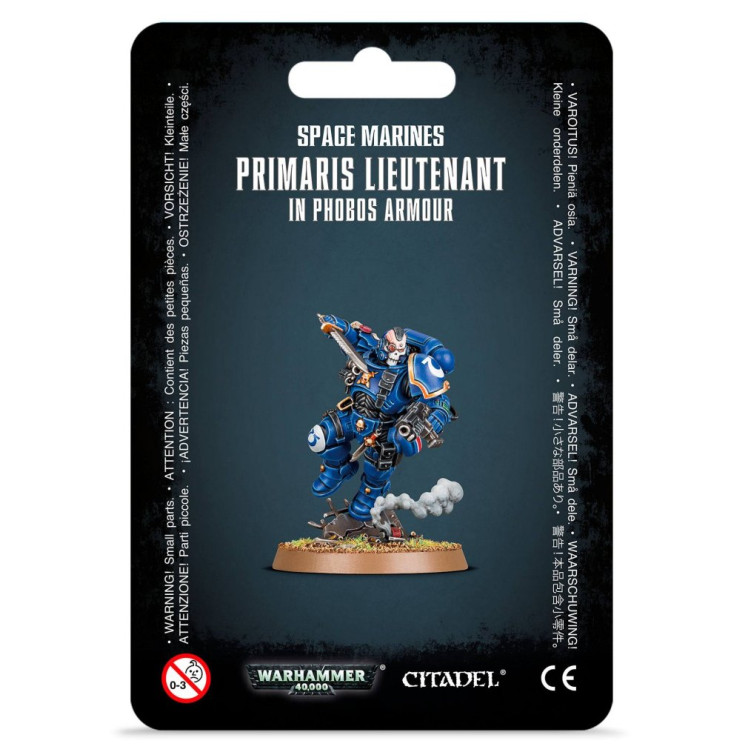 Primaris Lieutenant en armadura Phobos