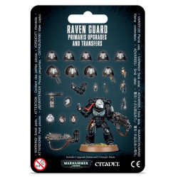 Mejoras y calcomanías de Primaris Raven Guard