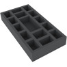 285mm x 142,5 mm x 40 mm Foam Tray for Board Game Boxes