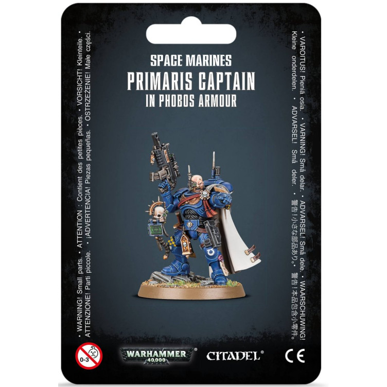 Primaris Captain en armadura Phobos