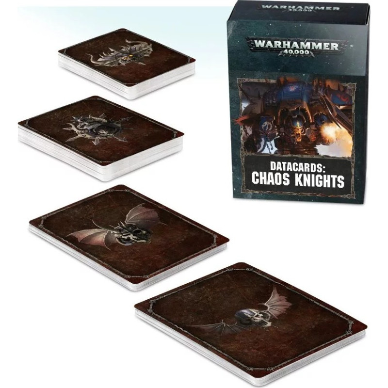 Datacards: Chaos Knights (English)