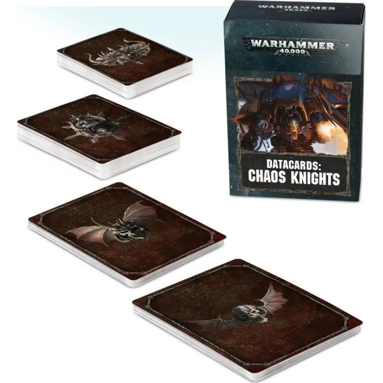 Datacards: Chaos Knights (English)