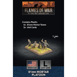 81mm Mortar Platoon (Plastic) (x6)