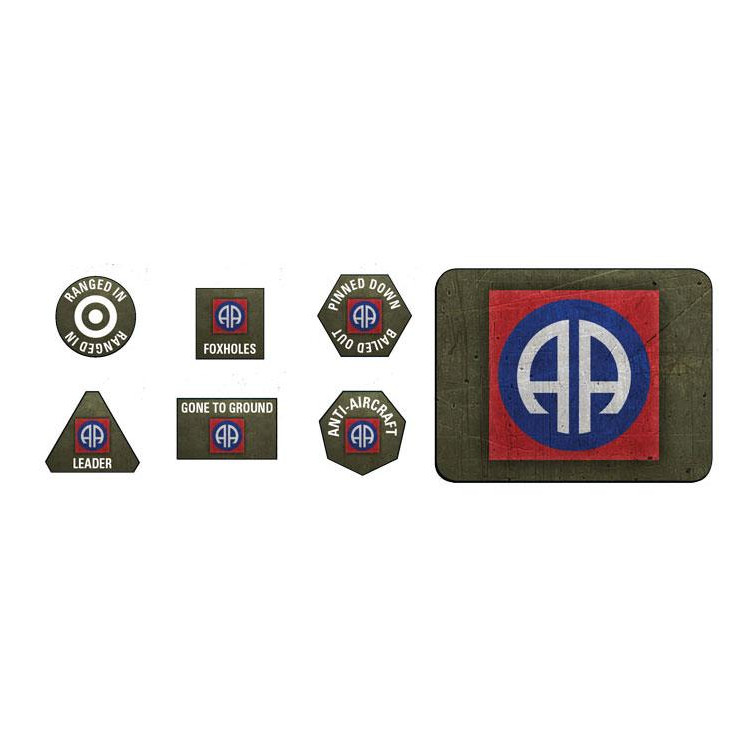 82nd Airborne Division Tokens (20) & Objectives (2)