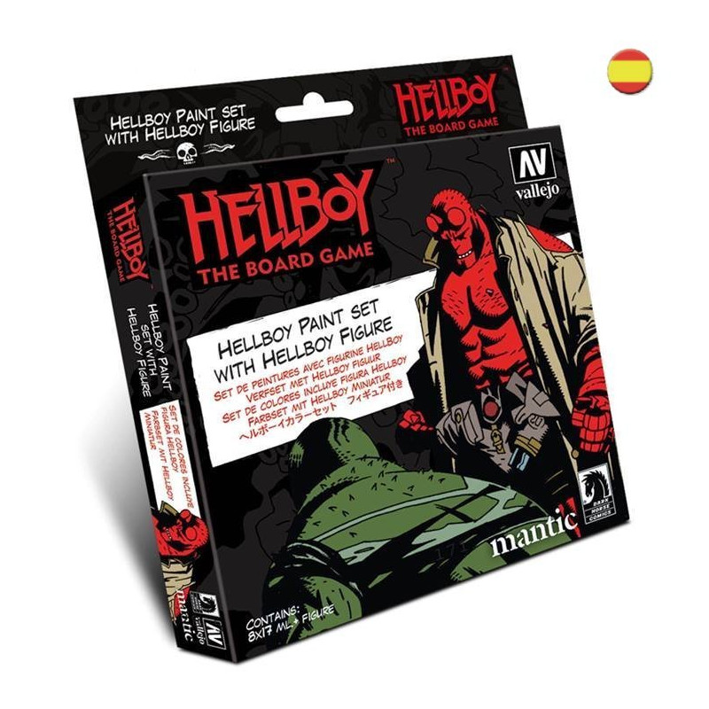 Hellboy Paint Set con figura