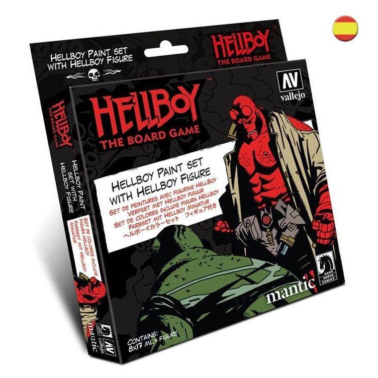 Hellboy Paint Set con figura