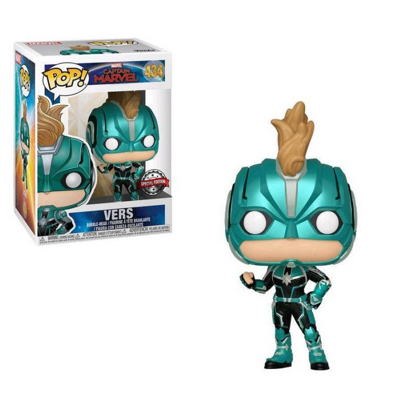 Capitana Marvel POP! with Helmet Exclusive