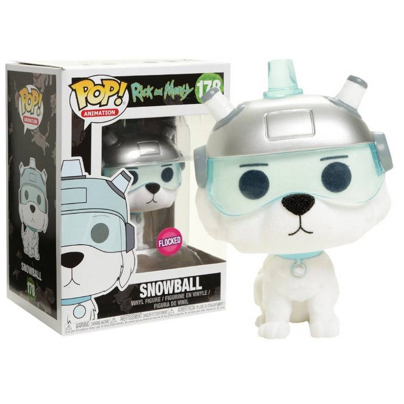 Rick & Morty POP! Snowball Flocked Excl.