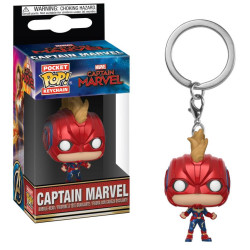 Capitana Marvel POP! Llavero Casco