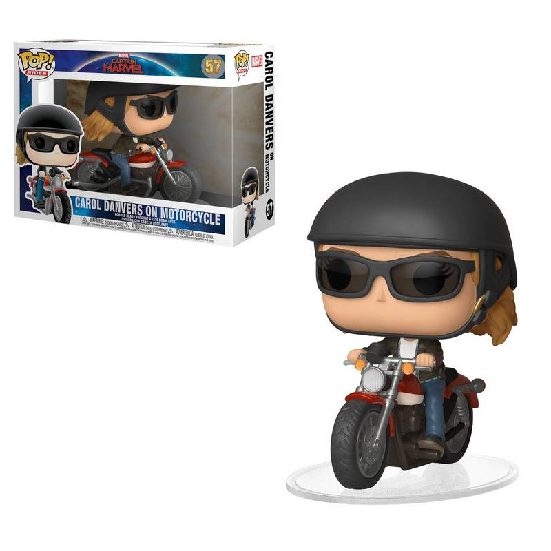 Capitana Marvel POP! Carol Danvers on Motorcycle