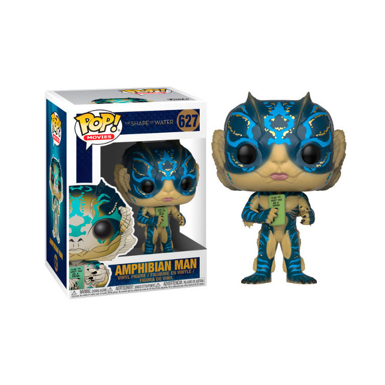 La forma del agua POP! Amphibian Man with Card