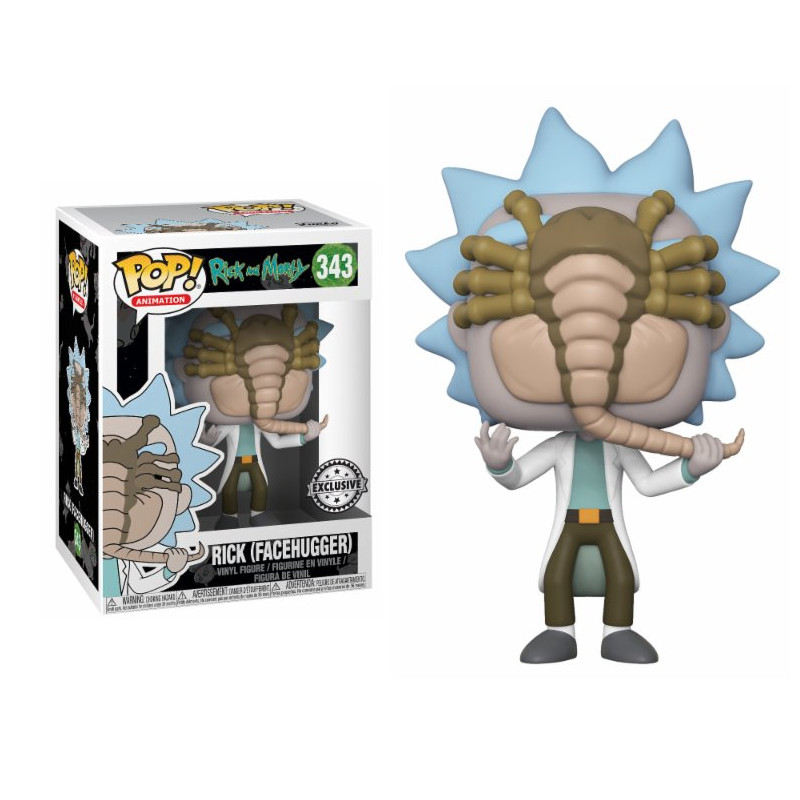 Rick & Morty POP! Rick with Facehugger