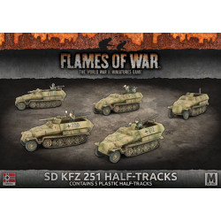 Sd Kfz 251 Transport (x5 plastic halftracks)