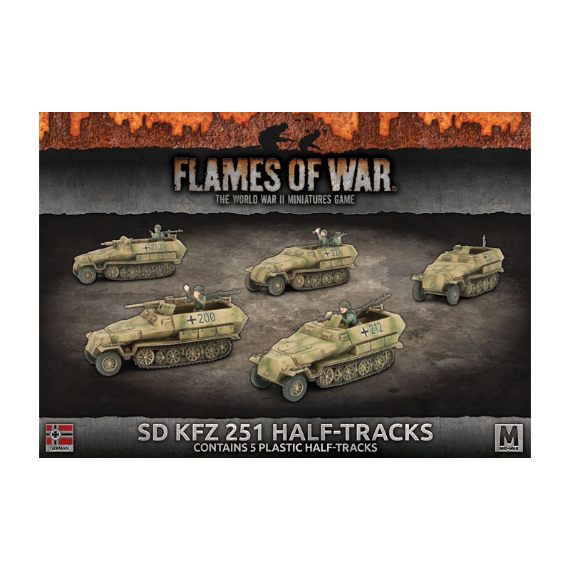 Sd Kfz 251 Transport (x5 plastic halftracks)