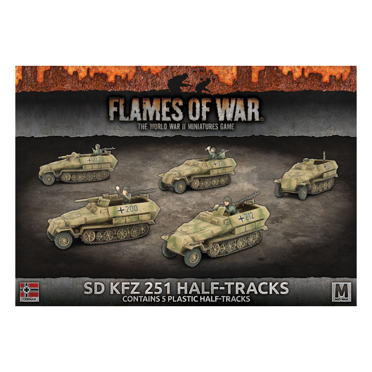 Sd Kfz 251 Transport (x5 plastic halftracks)