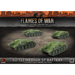 SU-122 Medium SP Battery (x4 tanks)