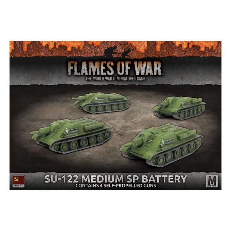 SU-122 Medium SP Battery (x4 tanks)