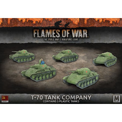 T-70 Tank Company (x5 plastic tanks)