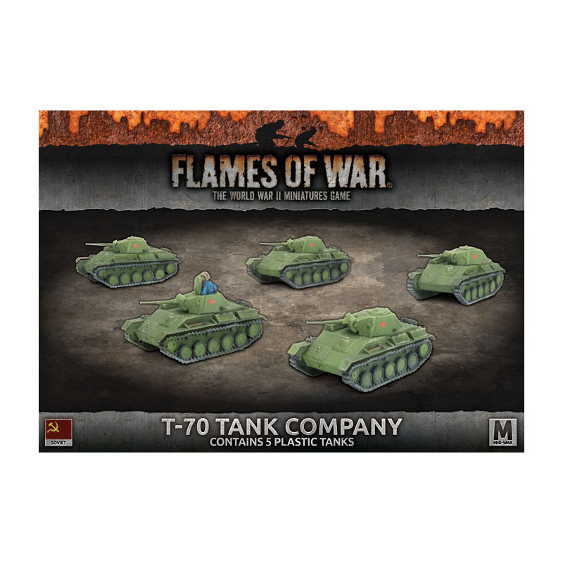 T-70 Tank Company (x5 plastic tanks)