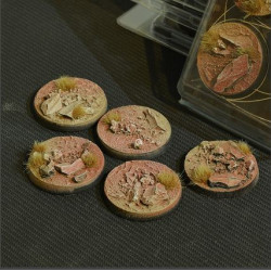 Badlands Bases Round 40mm (x5)