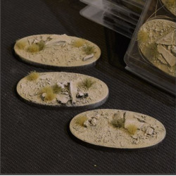 Arid Steppe Bases Oval 75mm (x3)