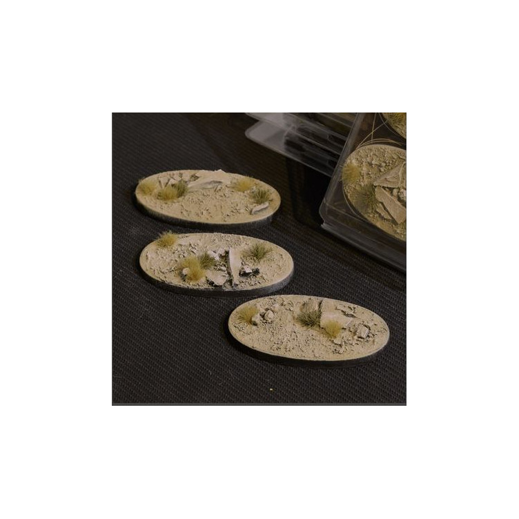 Arid Steppe Bases Oval 75mm (x3)